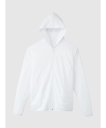 FINDCHILLIN（ファインド チリン）の「FCHl03 UVシールドアクティブフードジップアップホワイト（パーカー）」