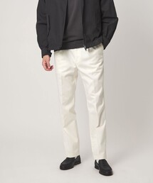 green label relaxing | コットン ポリウレタン 1アウトプリーツ チノパンツ スラックス(スラックス)
