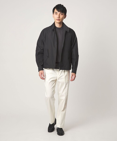 green label relaxing（グリーンレーベルリラクシング）の「コットン ポリウレタン 1アウトプリーツ チノパンツ スラックス（スラックス・メンズ・オフホワイト/ベージュ・L/M/XL/S）」の4枚目の写真