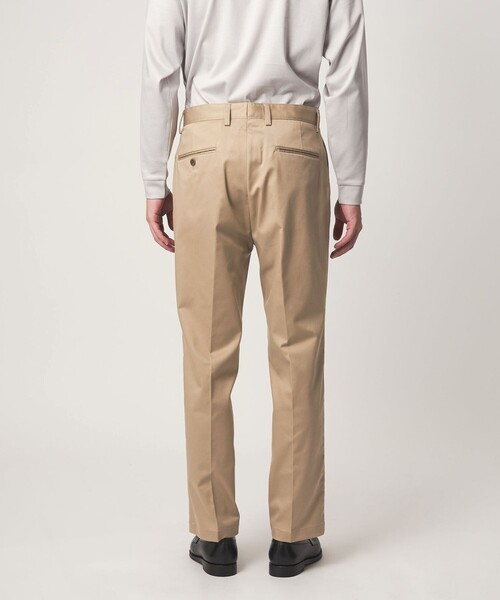 green label relaxing（グリーンレーベルリラクシング）の「コットン ポリウレタン 1アウトプリーツ チノパンツ スラックス（スラックス・メンズ・オフホワイト/ベージュ・L/M/XL/S）」の7枚目の写真
