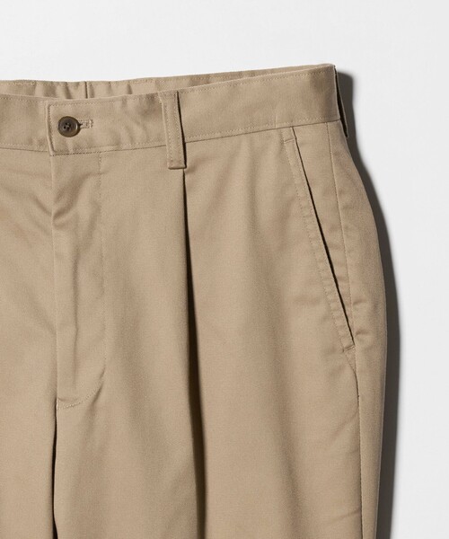 green label relaxing（グリーンレーベルリラクシング）の「コットン ポリウレタン 1アウトプリーツ チノパンツ スラックス（スラックス・メンズ・オフホワイト/ベージュ・L/M/XL/S）」の10枚目の写真