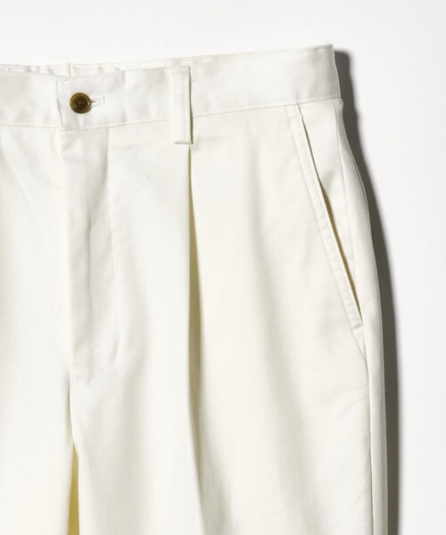 green label relaxing（グリーンレーベルリラクシング）の「コットン ポリウレタン 1アウトプリーツ チノパンツ スラックス（スラックス・メンズ・オフホワイト/ベージュ・L/M/XL/S）」の18枚目の写真