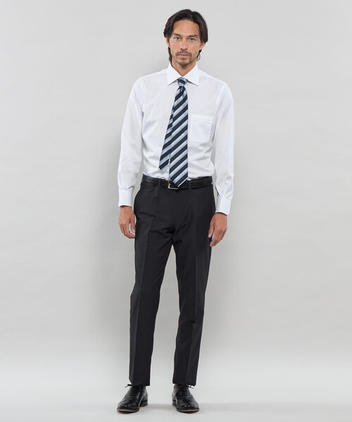 MACKINTOSH LONDON(マッキントッシュ ロンドン)の「【WEB・一部店舗限定】ブロードセミワイドドレスシャツ(シャツ/ブラウス・メンズ・ブルー系その他4/ホワイト・41/40/39)」の12枚目の写真