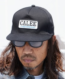 CALEE/キャリー WAPPEN CAP フラットバイザー ツイルコットン キャップ 2026年 夏 夏服