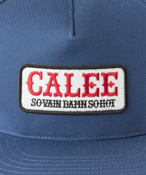 CALEE(キャリー)の「CALEE/キャリー WAPPEN CAP フラットバイザー ツイルコットン キャップ 2026年 夏 夏服(キャップ・メンズ・ブラック/ネイビー・FREE)」の14枚目の写真