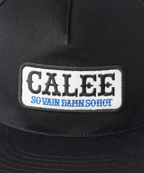 CALEE(キャリー)の「CALEE/キャリー WAPPEN CAP フラットバイザー ツイルコットン キャップ 2026年 夏 夏服(キャップ・メンズ・ブラック/ネイビー・FREE)」の13枚目の写真