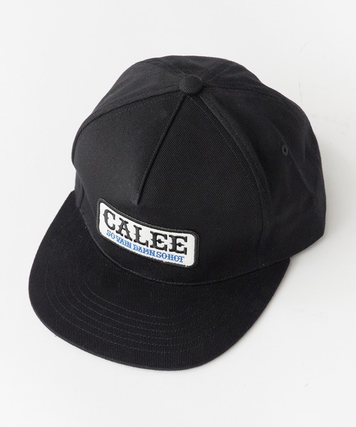 CALEE(キャリー)の「CALEE/キャリー WAPPEN CAP フラットバイザー ツイルコットン キャップ 2026年 夏 夏服(キャップ・メンズ・ブラック/ネイビー・FREE)」の15枚目の写真