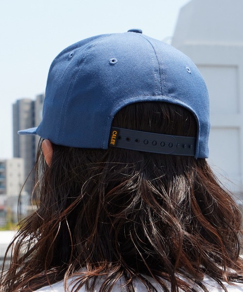 CALEE(キャリー)の「CALEE/キャリー WAPPEN CAP フラットバイザー ツイルコットン キャップ 2026年 夏 夏服(キャップ・メンズ・ブラック/ネイビー・FREE)」の11枚目の写真