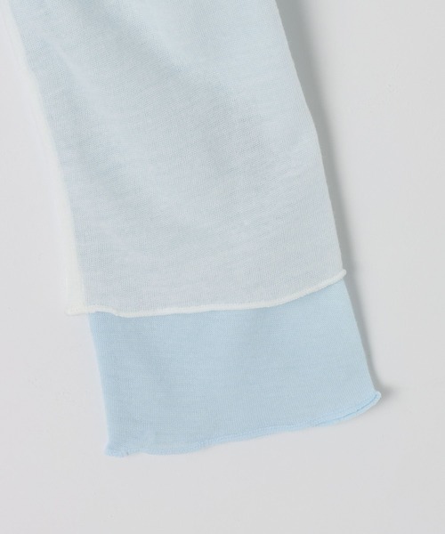 BAYFLOW（ベイフロー）の「[リバーシブル仕様]シアーレイヤードロングスリーブ（Tシャツ/カットソー・レディース・ピンク/グレー/オフホワイト・FREE）」の15枚目の写真