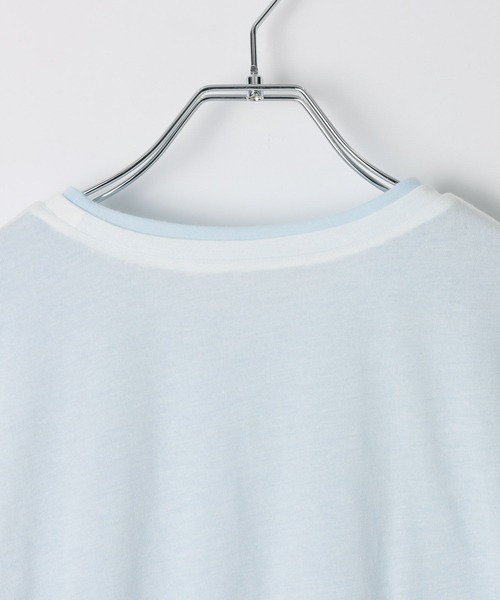 BAYFLOW（ベイフロー）の「[リバーシブル仕様]シアーレイヤードロングスリーブ（Tシャツ/カットソー・レディース・ピンク/グレー/オフホワイト・FREE）」の13枚目の写真