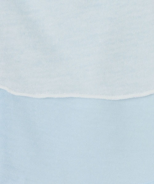 BAYFLOW（ベイフロー）の「[リバーシブル仕様]シアーレイヤードロングスリーブ（Tシャツ/カットソー・レディース・ピンク/グレー/オフホワイト・FREE）」の12枚目の写真