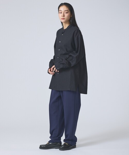 FORTUNA HOMME(フォルトゥナオム)の「【FORTUNA /フォルトゥナ】DoubleLinenShirt/ダブルリネンシャツ/ユニセックス/【WEB限定】(シャツ/ブラウス・メンズ・ホワイト/ブラック・L/M)」の12枚目の写真