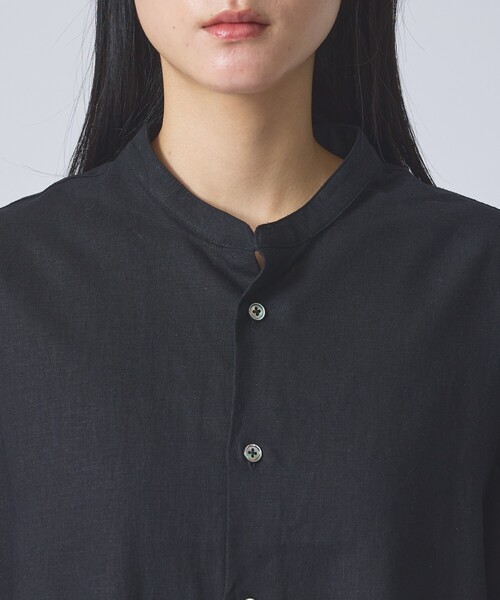 FORTUNA HOMME(フォルトゥナオム)の「【FORTUNA /フォルトゥナ】DoubleLinenShirt/ダブルリネンシャツ/ユニセックス/【WEB限定】(シャツ/ブラウス・メンズ・ホワイト/ブラック・L/M)」の18枚目の写真