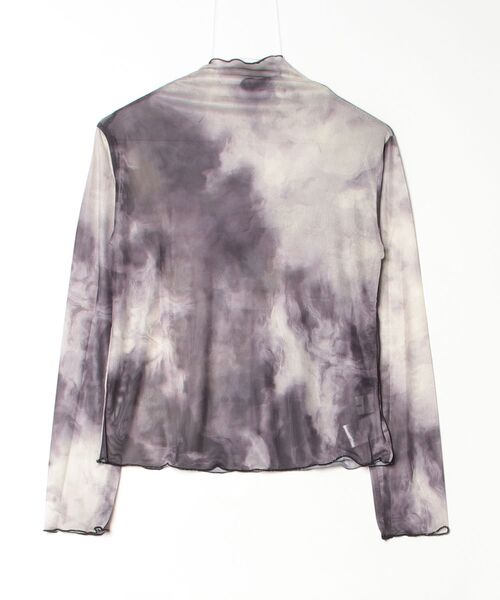 MONOe（モノエ）の「【ロングシーズン活躍】アソート柄ハイネックシアートップス（シャツ/ブラウス・レディース・ブルー/グレー/ブラック・FREE）」の18枚目の写真