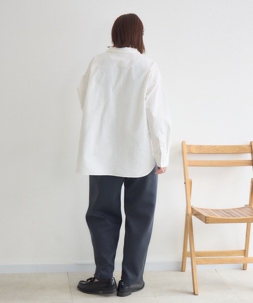 meeny miny（ミーニーマイニー）の「【meeny miny】CAT & BAKES 9456『ひげリボン』シャツ（シャツ/ブラウス・レディース・ブルー/ピンク/ホワイト・M-L/S-M）」の7枚目の写真