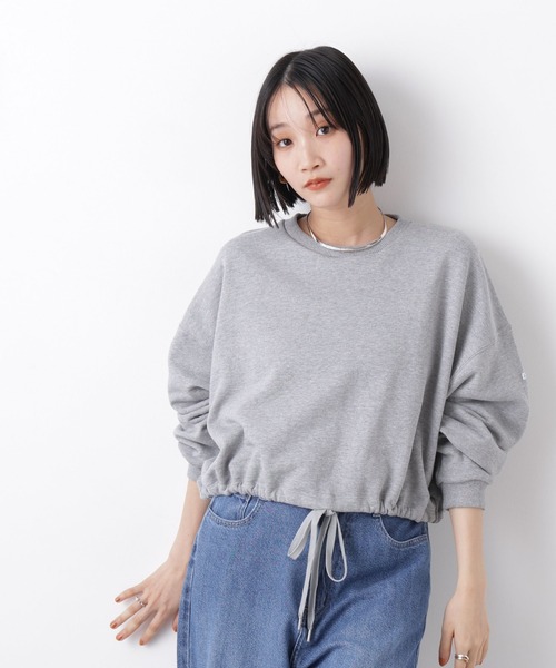 Le Minor(ルミノア)の「Le Minor/COUPE(スウェット・レディース・ホワイト/ピンク/グレー・1)」の1枚目の写真