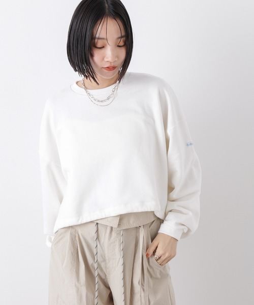 Le Minor(ルミノア)の「Le Minor/COUPE(スウェット・レディース・ホワイト/ピンク/グレー・1)」の2枚目の写真