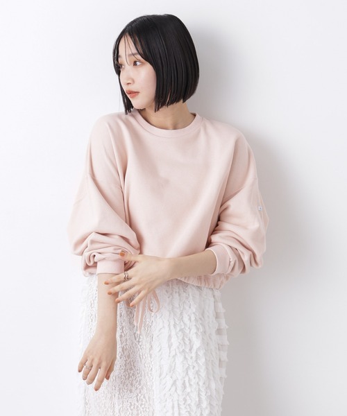 Le Minor(ルミノア)の「Le Minor/COUPE(スウェット・レディース・ホワイト/ピンク/グレー・1)」の3枚目の写真