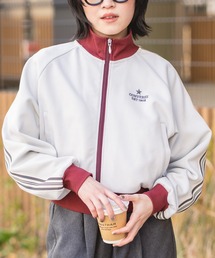 【CONVERSE/コンバース】【最旬トラックジャケット】ラインスリーブジャケット トリコット素材 スポーツMIX