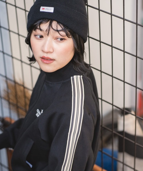 CONVERSE(コンバース)の「【CONVERSE/コンバース】【最旬トラックジャケット】ラインスリーブジャケット トリコット素材 スポーツMIX(ジャージ・レディース・ブラック/アイボリー/ブルー/グレー・LARGE/MEDIUM)」の13枚目の写真