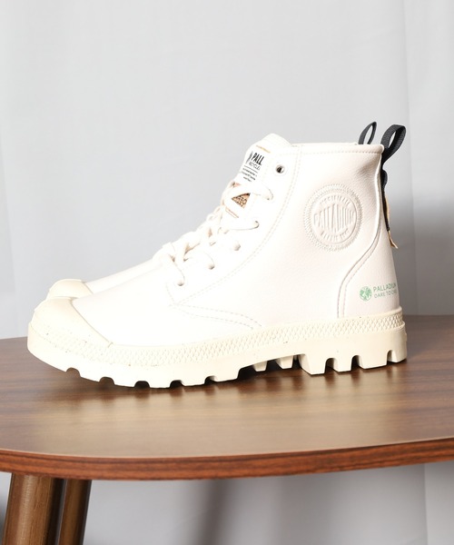 PALLADIUM（パラディウム）の「PAMPA HI RE-VEGN LTH パンパ ハイ リビーガン ブーツ（ブーツ・メンズ・ブラック/ホワイト・23.5cm/24cm/24.5cm/25cm/25.5cm/26.5cm/27cm/27.5cm/28cm/29cm/22.5cm）」の10枚目の写真