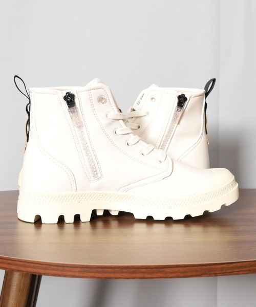 PALLADIUM（パラディウム）の「PAMPA HI RE-VEGN LTH パンパ ハイ リビーガン ブーツ（ブーツ・メンズ・ブラック/ホワイト・23.5cm/24cm/24.5cm/25cm/25.5cm/26.5cm/27cm/27.5cm/28cm/29cm/22.5cm）」の7枚目の写真