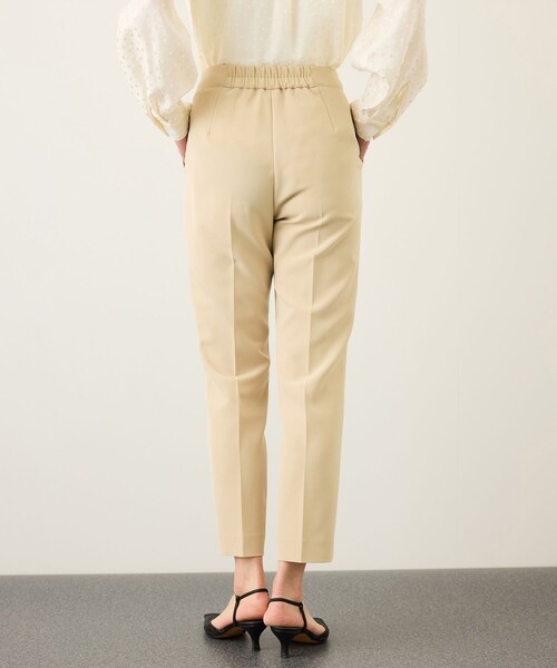 ROPE'（ロペ）の「ダブルクロスストレッチペンシルパンツ/接触冷感・イージーケア・セットアップ対応（その他パンツ・レディース・ブラック/ベージュ・36/38）」の12枚目の写真