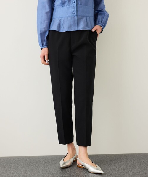 ROPE'（ロペ）の「ダブルクロスストレッチペンシルパンツ/接触冷感・イージーケア・セットアップ対応（その他パンツ・レディース・ブラック/ベージュ・36/38）」の18枚目の写真