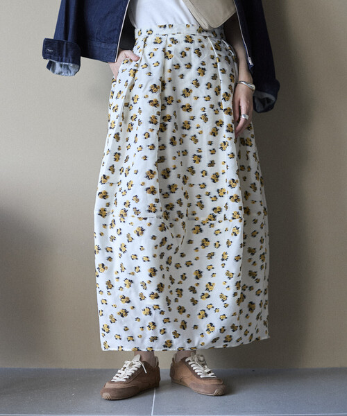 Firsthand（ファーストハンド）の「Firsthand/ファーストハンド フラワー シアージャガード コクーン スカート（スカート・レディース・その他/ブラック・MEDIUM/SMALL）」の18枚目の写真