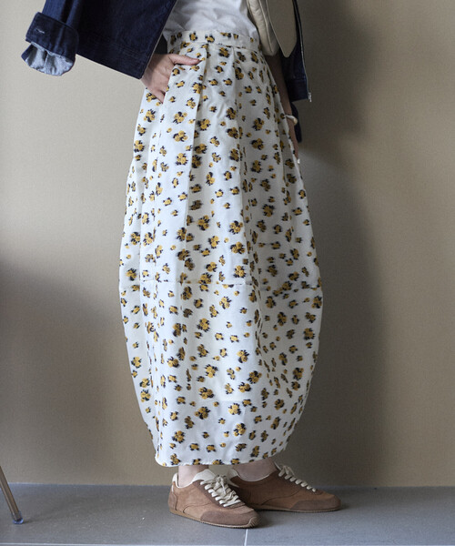 Firsthand（ファーストハンド）の「Firsthand/ファーストハンド フラワー シアージャガード コクーン スカート（スカート・レディース・その他/ブラック・MEDIUM/SMALL）」の20枚目の写真