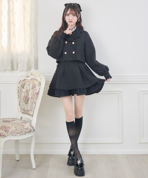couture BY ROJITA(クチュールバイロジータ)の「【セットアップ対応】ツイードジャケット(テーラードジャケット・レディース・ブラック/ベージュ/マルチ・FREE)」の7枚目の写真