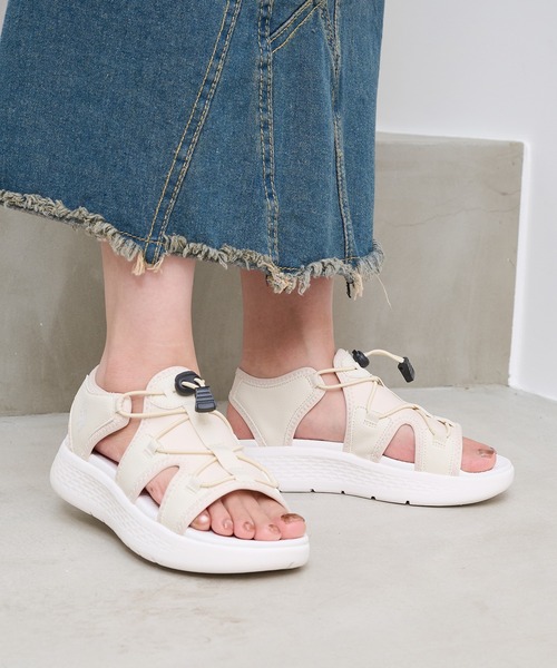 U.S. POLO ASSN.(ユーエスポロアッスン)の「【U.S. POLO ASSN.】ボリュームソール ワンポイント サンダル(サンダル・レディース・ブラック/ライトベージュ・22.5cm/23cm/23.5cm/24cm/24.5cm/25cm/25.5cm)」の5枚目の写真