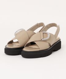 MACKINTOSH LONDON | トラックソールビジューモチーフサンダル(サンダル)