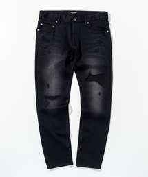 1PIU1UGUALE3  RELAX  | 1PIU1UGUALE3 RELAX(ウノピゥウノウグァーレトレ リラックス)ダメージジョグデニムパンツ(デニムパンツ)