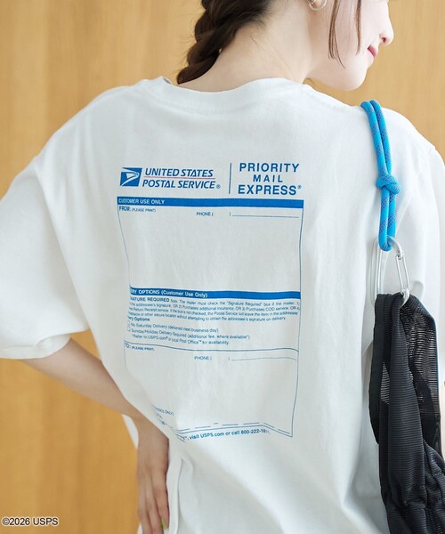セール】【RS別注】USPS グラフィックプリントTシャツ（Tシャツ