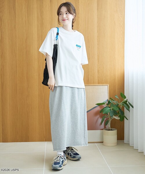 coen(コーエン)の「【RS別注】USPS グラフィックプリントTシャツ(Tシャツ/カットソー・レディース・オフホワイト/ネイビー/ダークグレー・M/L)」の4枚目の写真