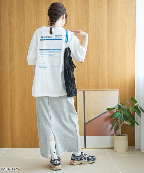 coen(コーエン)の「【RS別注】USPS グラフィックプリントTシャツ(Tシャツ/カットソー・レディース・オフホワイト/ネイビー/ダークグレー・M/L)」の5枚目の写真