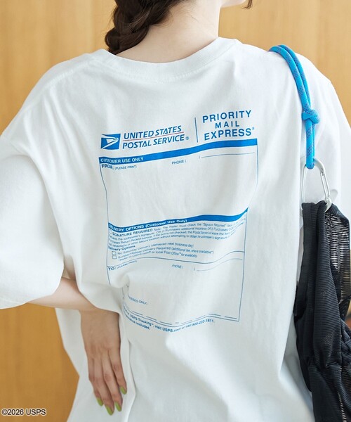 coen(コーエン)の「【RS別注】USPS グラフィックプリントTシャツ(Tシャツ/カットソー・レディース・オフホワイト/ネイビー/ダークグレー・M/L)」の9枚目の写真