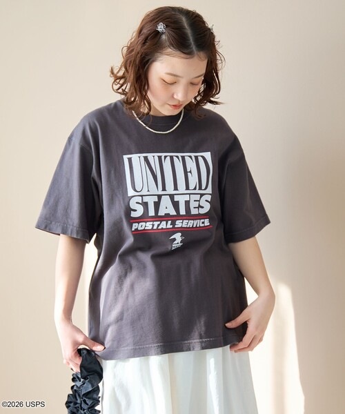 coen(コーエン)の「【RS別注】USPS グラフィックプリントTシャツ(Tシャツ/カットソー・レディース・オフホワイト/ネイビー/ダークグレー・M/L)」の12枚目の写真