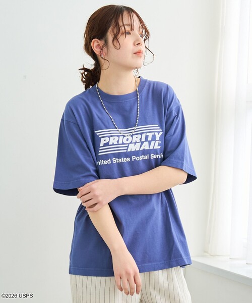 coen(コーエン)の「【RS別注】USPS グラフィックプリントTシャツ(Tシャツ/カットソー・レディース・オフホワイト/ネイビー/ダークグレー・M/L)」の16枚目の写真