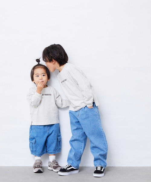 Fluffy BROTHERS（フラッフィーブラザーズ）の「フルーツロンT（Tシャツ/カットソー・キッズ・オートミール・130cm/120cm/110cm/100cm/90㎝/80ｃｍ/150cm/140cm）」の3枚目の写真