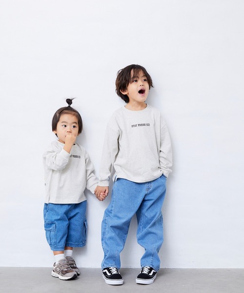 Fluffy BROTHERS（フラッフィーブラザーズ）の「フルーツロンT（Tシャツ/カットソー・キッズ・オートミール・130cm/120cm/110cm/100cm/90㎝/80ｃｍ/150cm/140cm）」の7枚目の写真