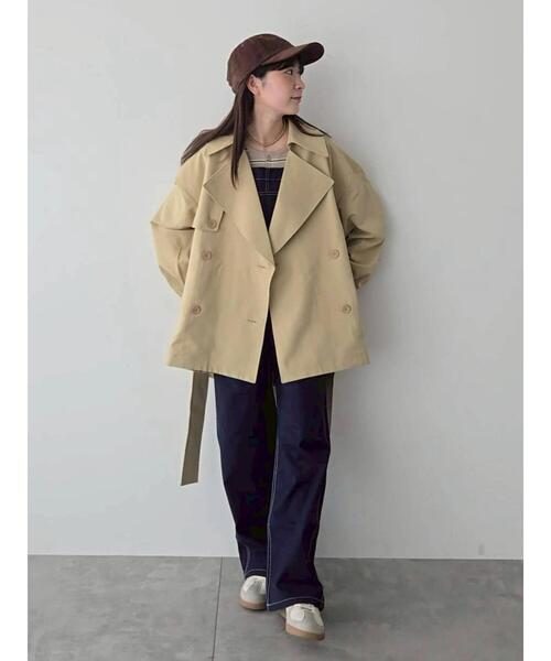 Samansa Mos2（サマンサ モスモス）の「フレアライントレンチコート（その他アウター・レディース・シルバーグレー/ベージュ/ネイビー・F）」の5枚目の写真