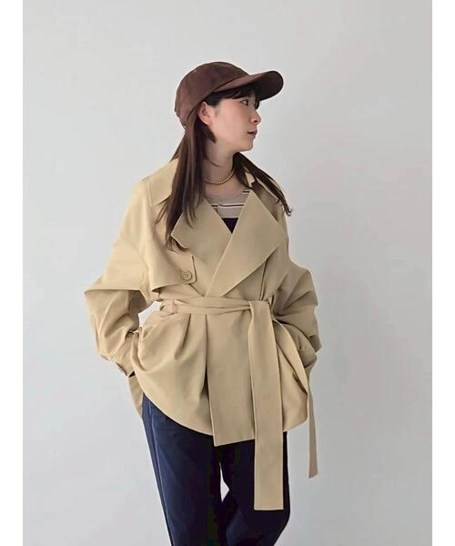 Samansa Mos2（サマンサ モスモス）の「フレアライントレンチコート（その他アウター・レディース・シルバーグレー/ベージュ/ネイビー・F）」の10枚目の写真