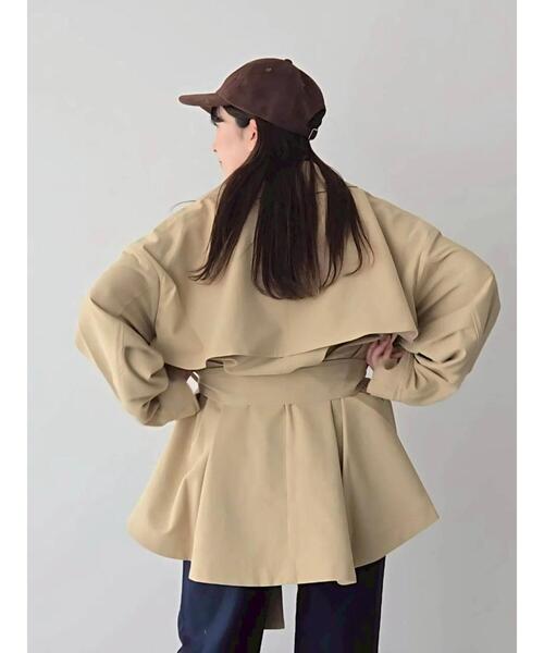 Samansa Mos2（サマンサ モスモス）の「フレアライントレンチコート（その他アウター・レディース・シルバーグレー/ベージュ/ネイビー・F）」の11枚目の写真
