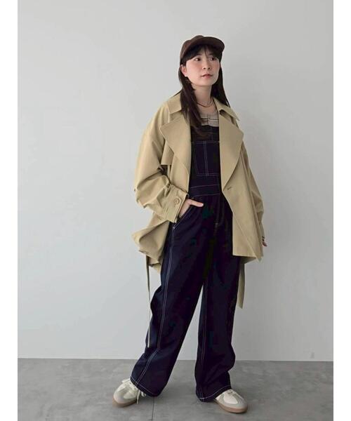 Samansa Mos2（サマンサ モスモス）の「フレアライントレンチコート（その他アウター・レディース・シルバーグレー/ベージュ/ネイビー・F）」の12枚目の写真
