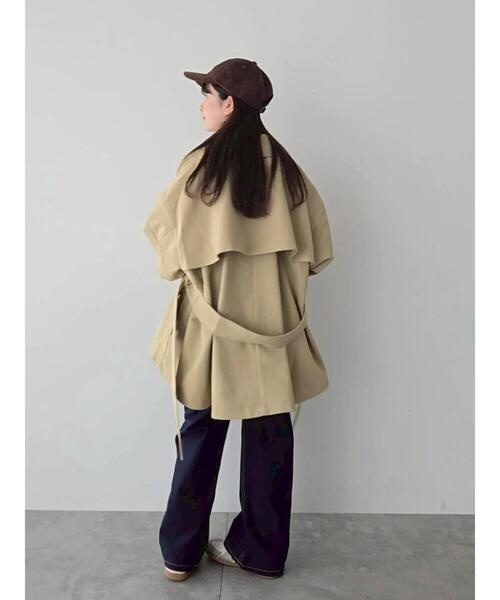 Samansa Mos2（サマンサ モスモス）の「フレアライントレンチコート（その他アウター・レディース・シルバーグレー/ベージュ/ネイビー・F）」の14枚目の写真