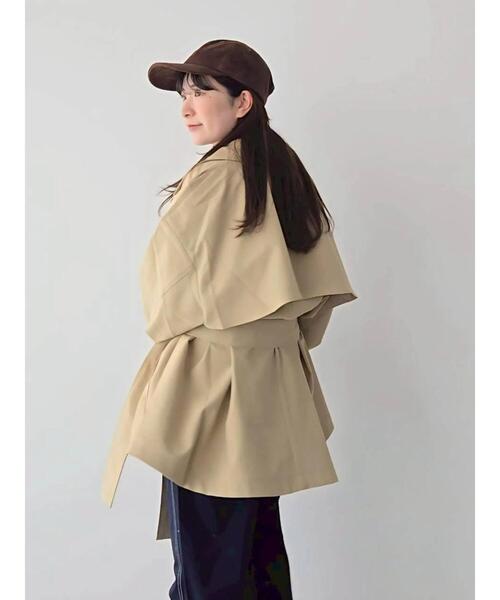 Samansa Mos2（サマンサ モスモス）の「フレアライントレンチコート（その他アウター・レディース・シルバーグレー/ベージュ/ネイビー・F）」の15枚目の写真