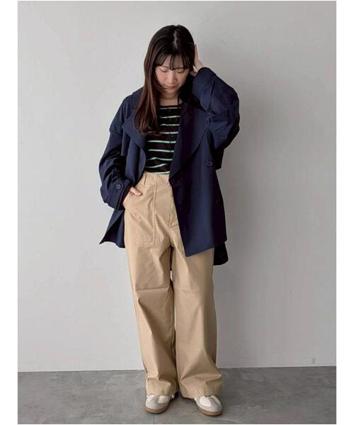 Samansa Mos2（サマンサ モスモス）の「フレアライントレンチコート（その他アウター・レディース・シルバーグレー/ベージュ/ネイビー・F）」の20枚目の写真