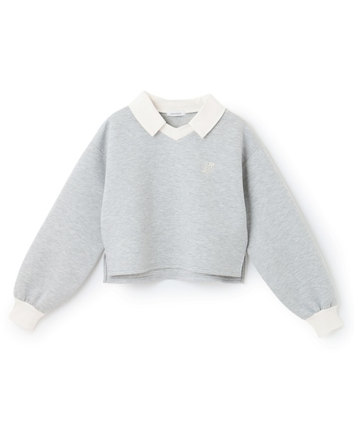 LOVETOXIC(ラブトキシック)の「【ふわカル/セット可】ダンボールプルオーバー(スウェット・キッズ・サックスブルー/アイボリー/ブラック/グレー・M:150cm/S:140cm/L:160cm/130cm)」の17枚目の写真